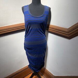 Converse One Star Womens T-shirt Dress Black Blue Scoop Neck Size XL